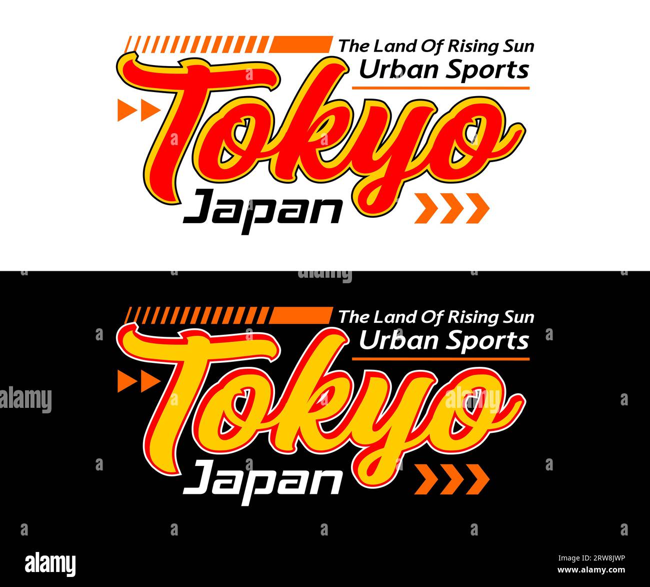 Tokyo Japan City vintage sport, grafica tipografica per t-shirt, poster, etichette, ecc. Illustrazione Vettoriale