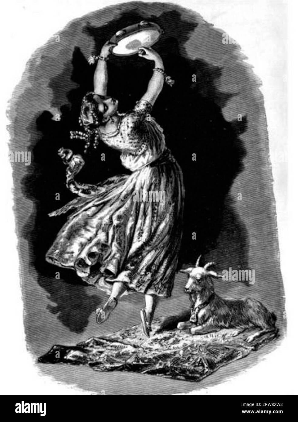 La Esmeralda di Victor Hugo e del suo tempo Foto Stock