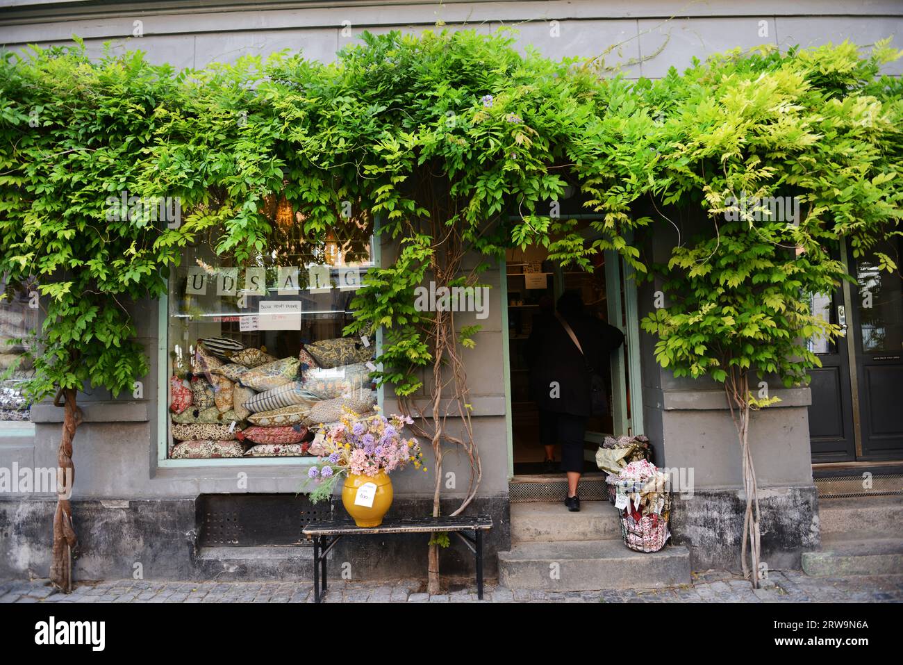 Butik Bungalow on Ravnsborggade, Copenhagen, Danimarca. Foto Stock