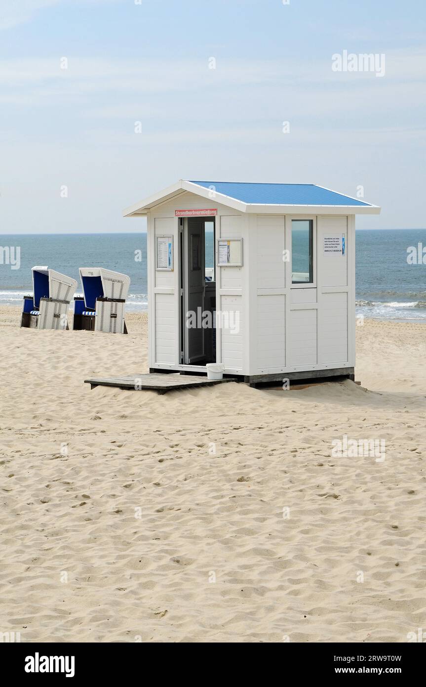 Westerland lido su Sylt Foto Stock