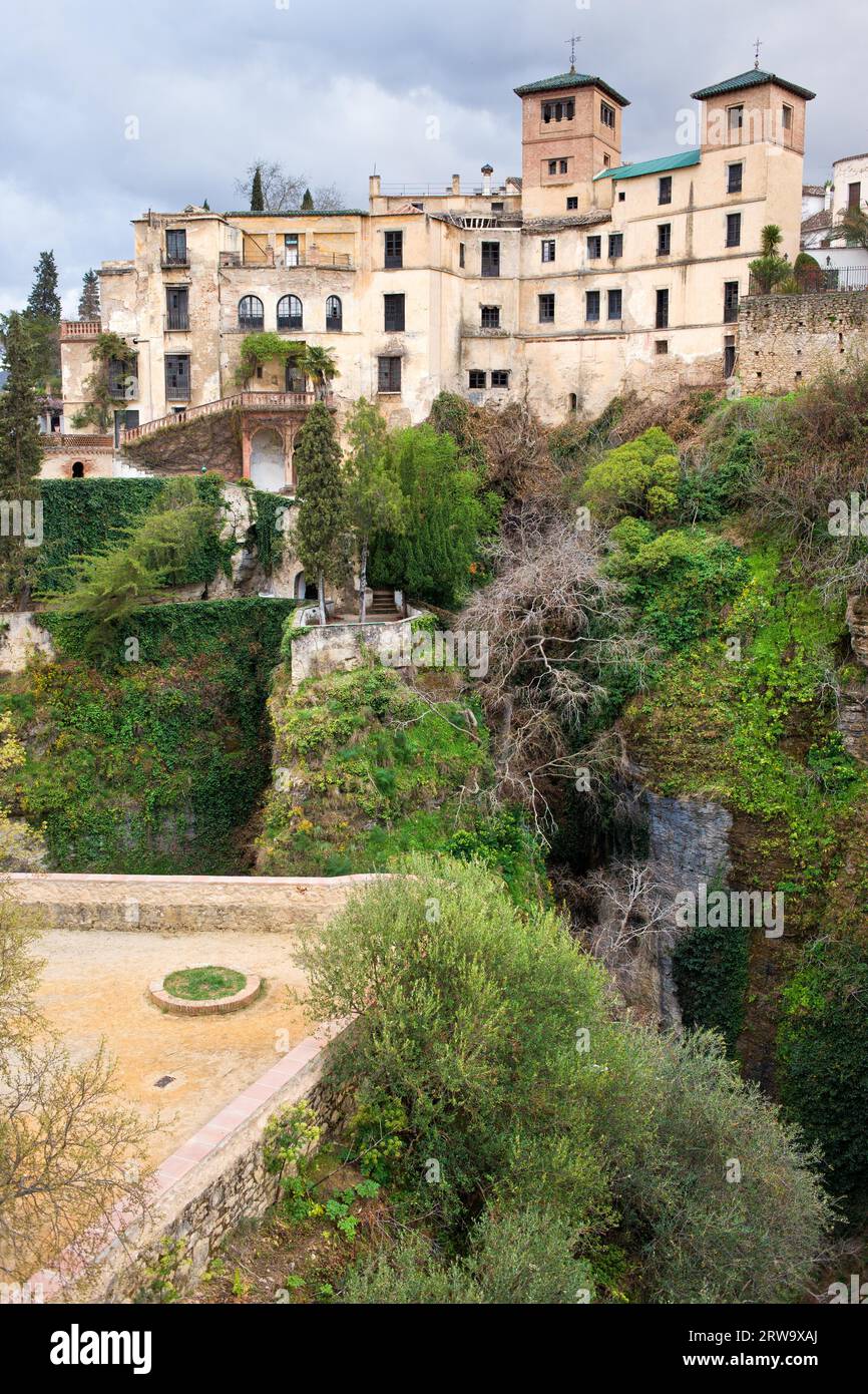 Casa del re moresco del XVIII secolo (spagnolo: La Casa del Rey Moro) nella città di Ronda, Andalusia, Spagna Foto Stock