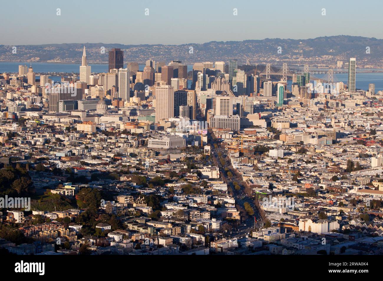 Area del centro di San Francisco Foto Stock