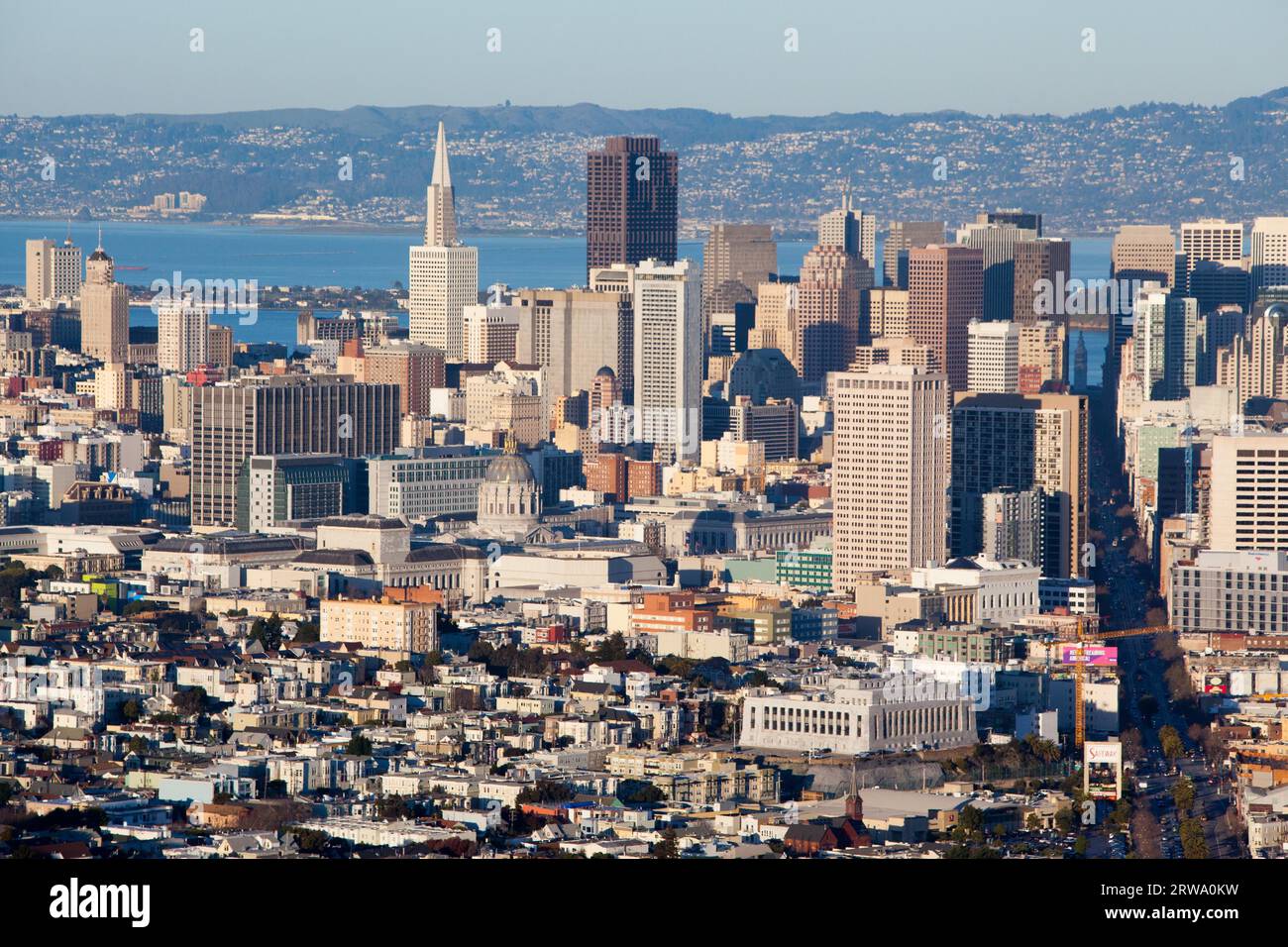 Area del centro di San Francisco Foto Stock