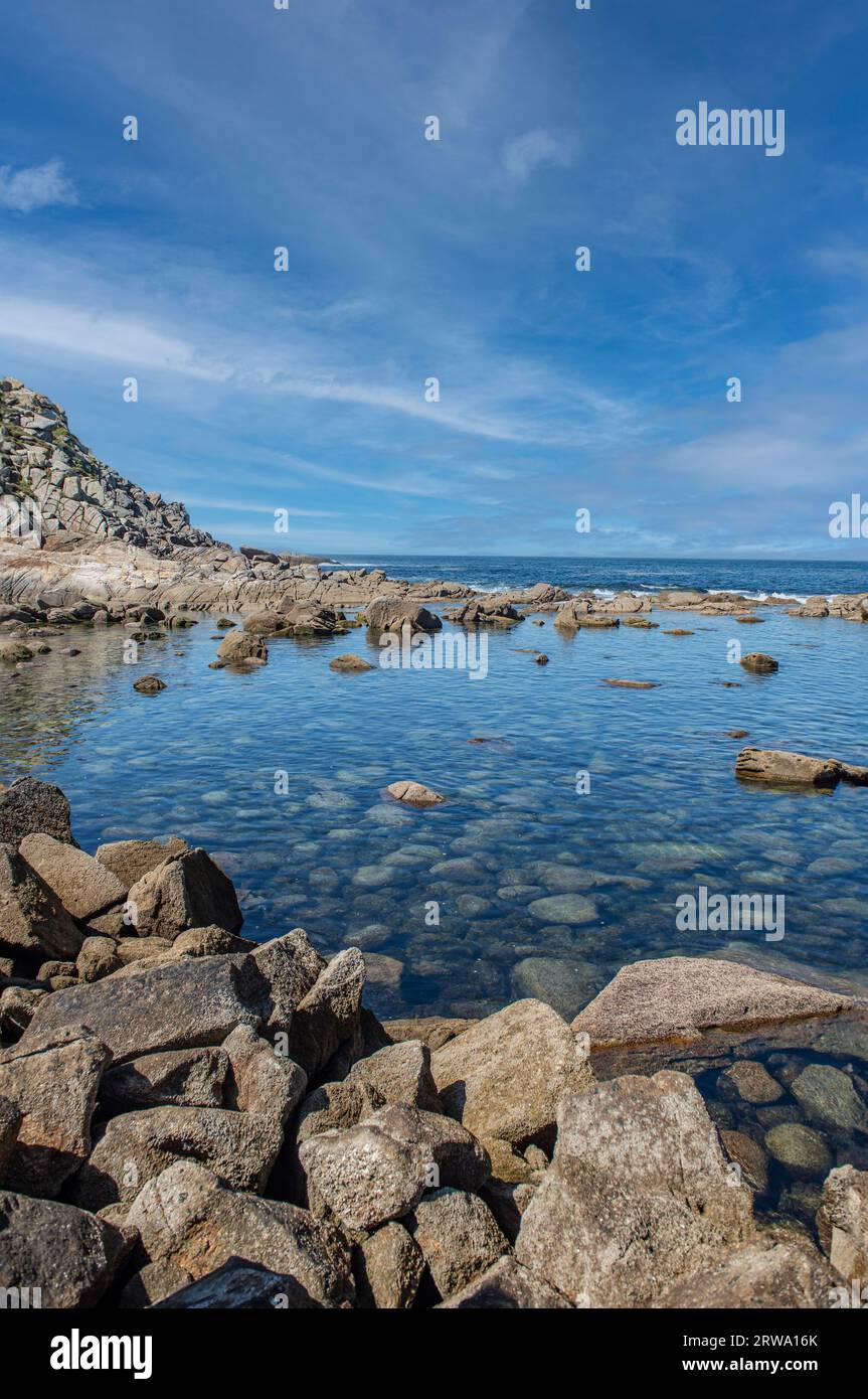 Splendido paesaggio marino in Spagna sull'isola Foto Stock
