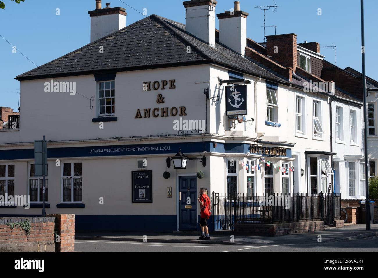 The Hope and Anchor pub, Leamington Spa, Warwickshire, Inghilterra, Regno Unito Foto Stock