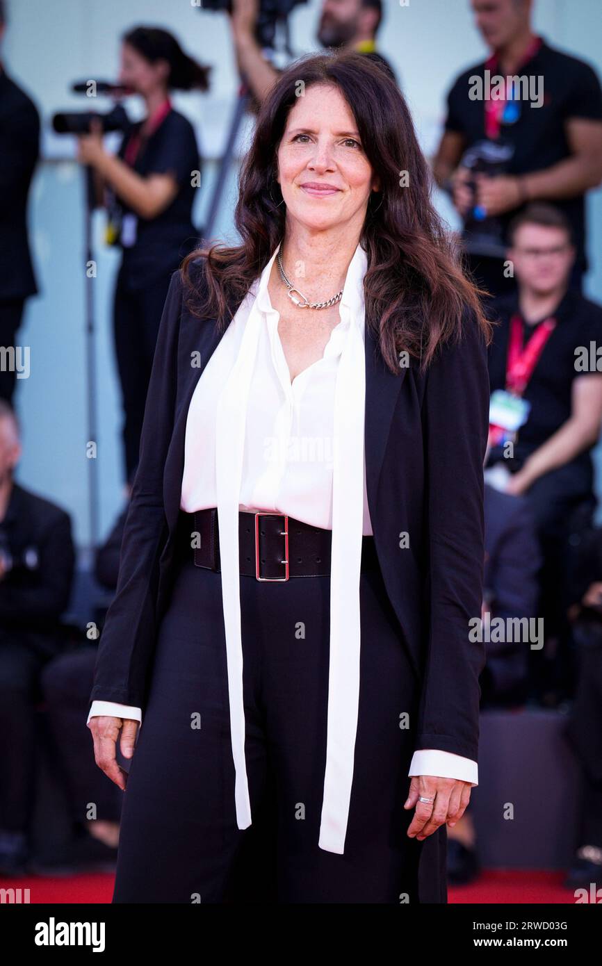 Venezia, Italia. 9 settembre 2023. Laura Poitras durante la cerimonia di chiusura della 80 Mostra Internazionale d'Arte cinematografica di Venezia, il 9 settembre 2023. (Foto di Daniele Cifalà/NurPhoto) credito: NurPhoto SRL/Alamy Live News Foto Stock