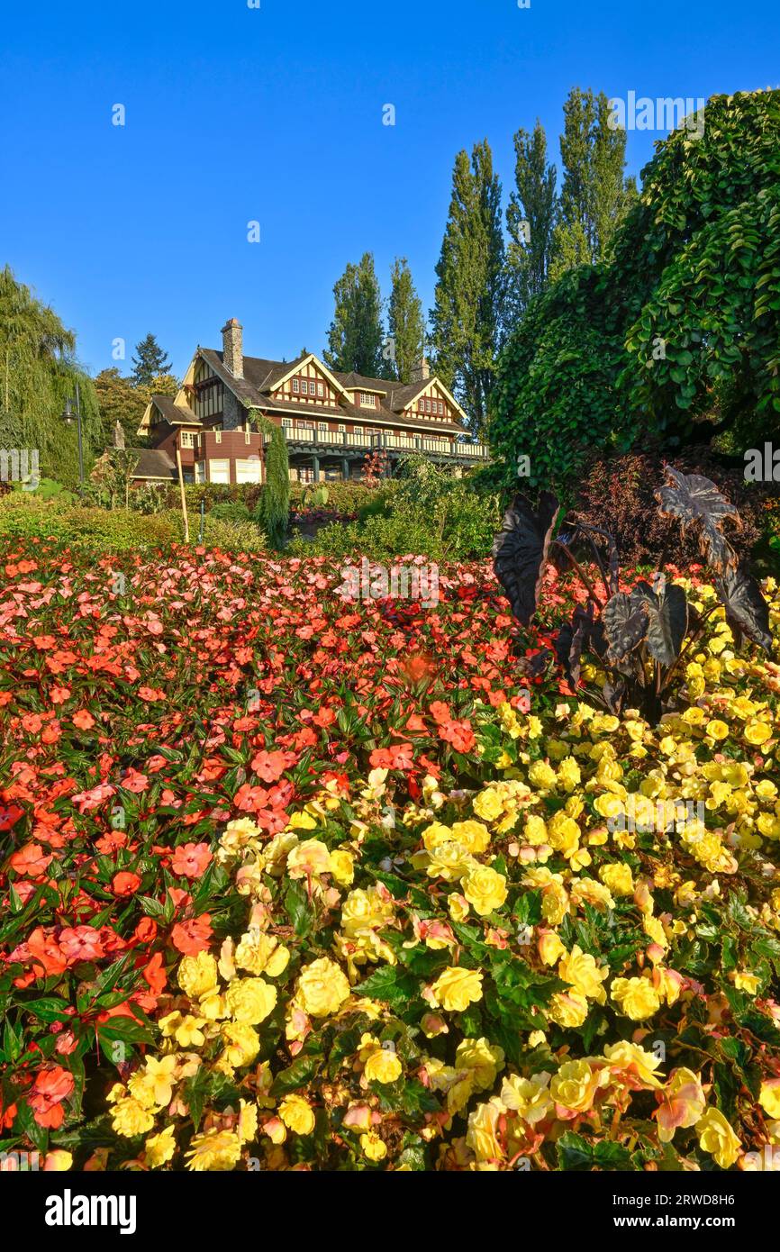 Burnaby Galleria d'arte, Deer Lake Park, Burnaby, British Columbia, Canada Foto Stock