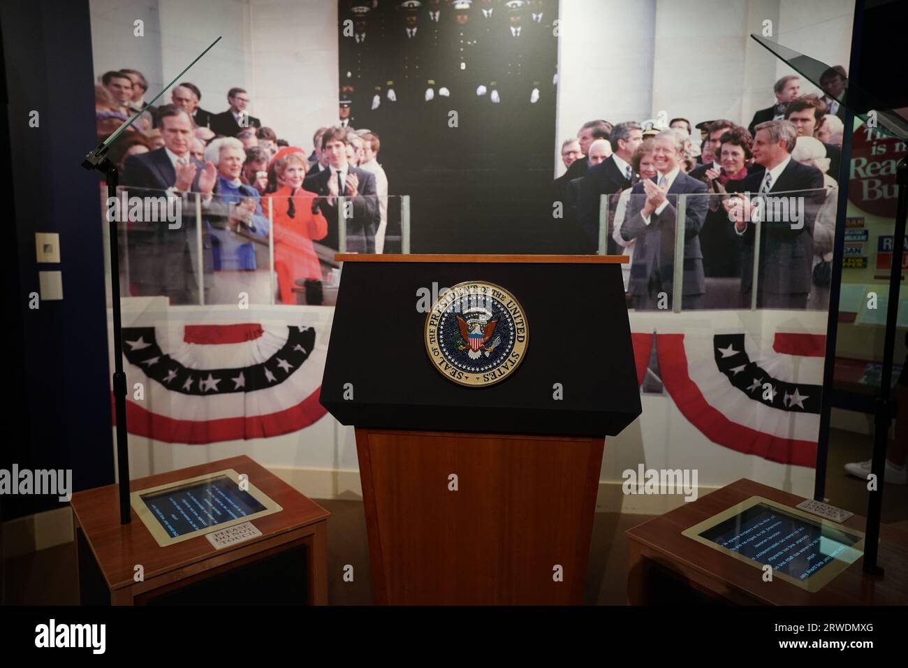 Il Ronald Reagan Presidential Library in Simi Valley, California Foto Stock