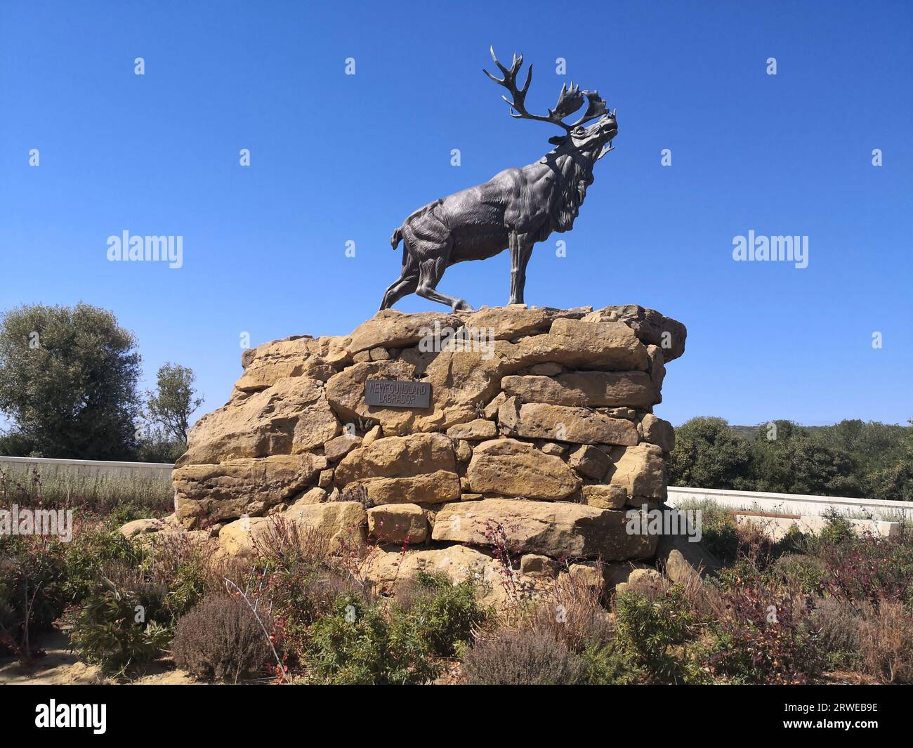 Royal Newfoundland Regiment Monument a Gallipoli - Trail of the Caribou, Canakkale Foto Stock