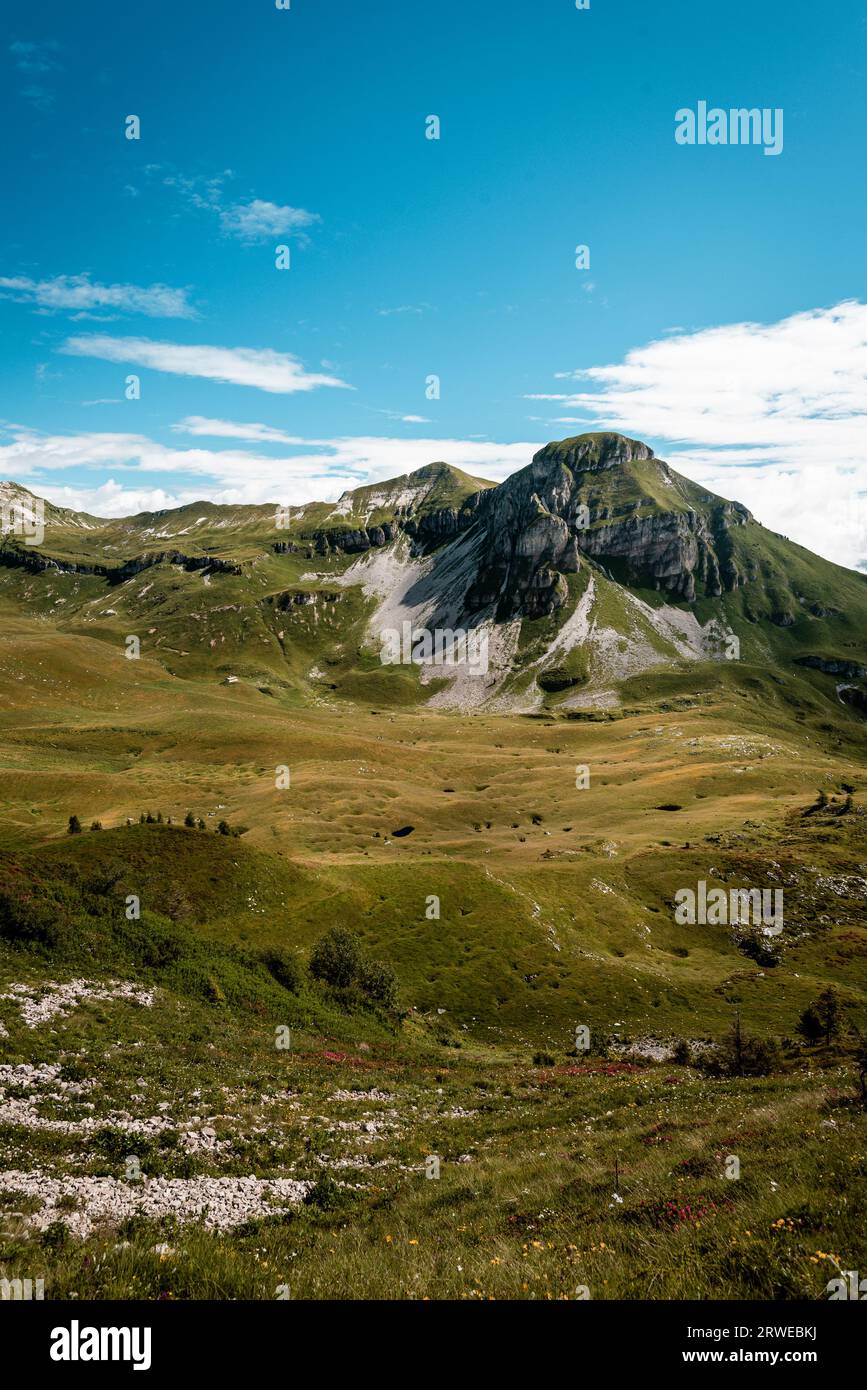 Busa delle vette grandi di forcella delle vette grandi Foto Stock