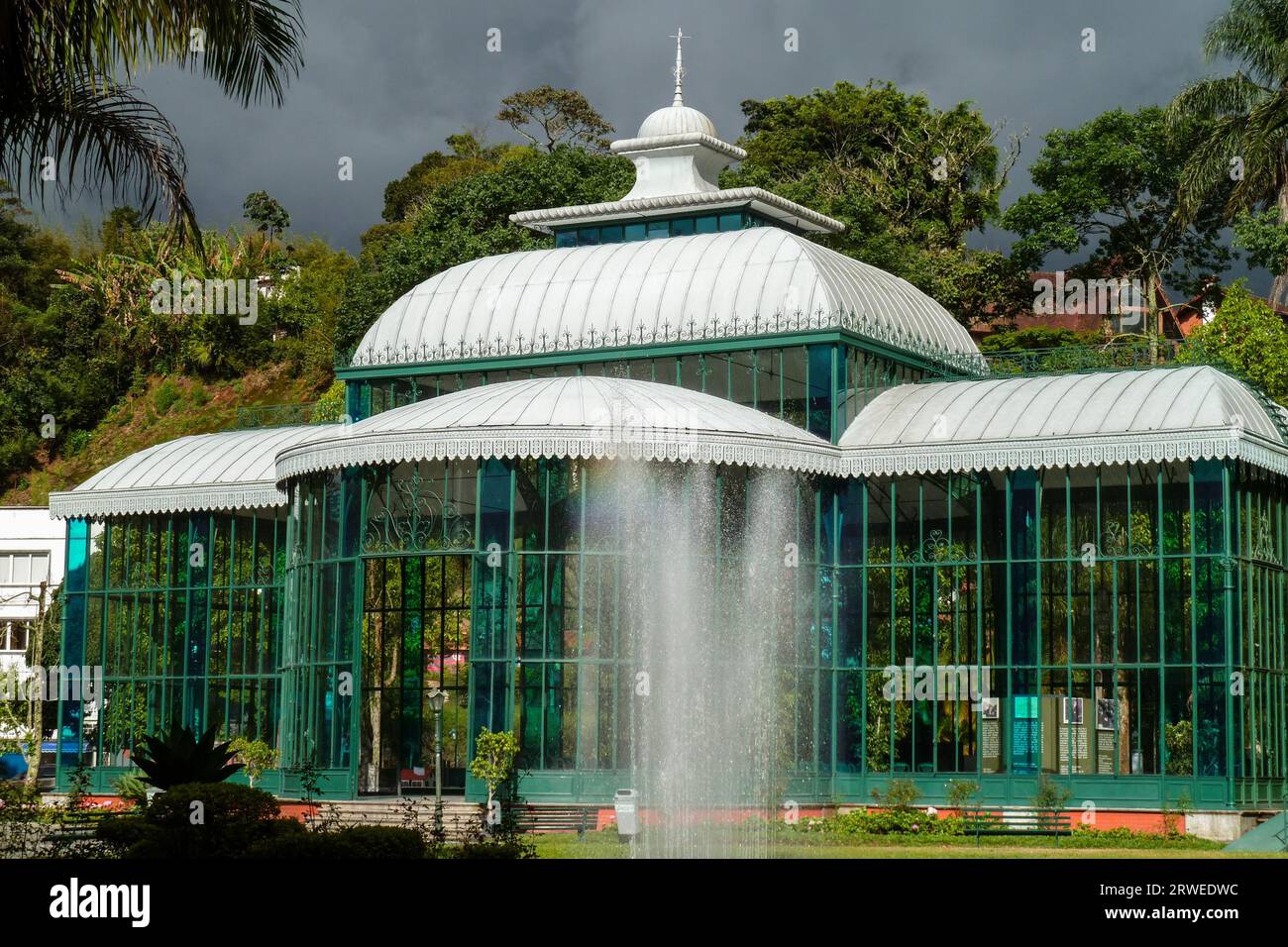 Palacio de Cristal, Petropolis, Brasile Foto Stock