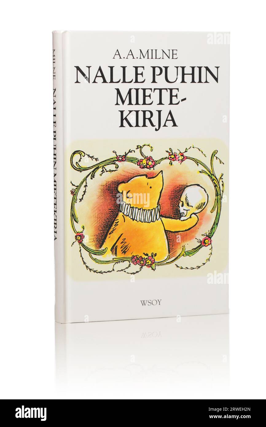 A. Milnes The Pooh Book of Cquotations. Qui in edizione finlandese dal 1998 Foto Stock