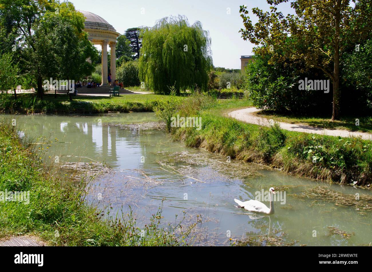 Il Tempio dell'amore nel Giardino inglese della Reggia di Versailles. Versailles, Francia. Foto Stock