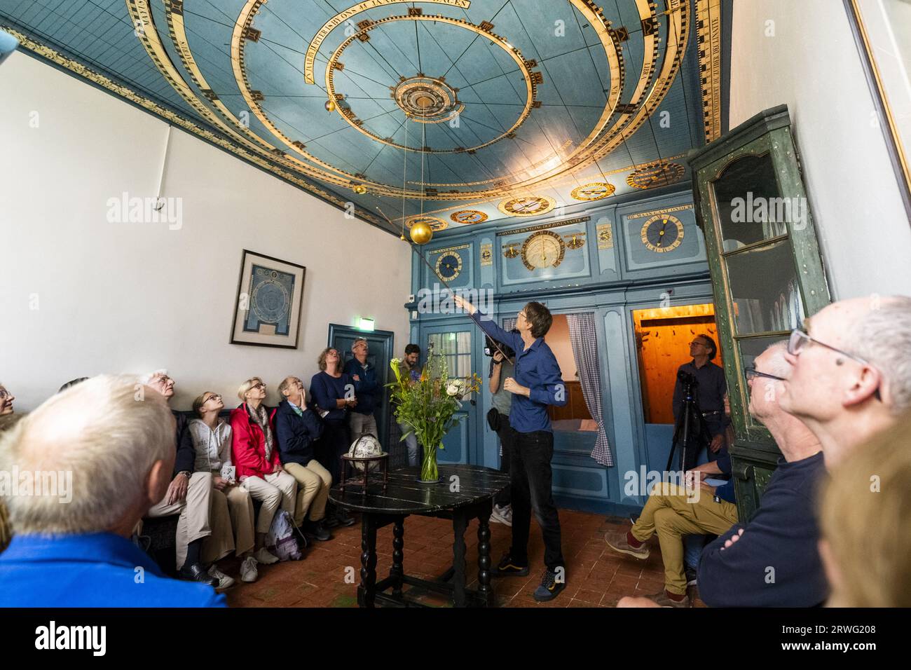 FRANEKER - il planetario di Eise Eisinga a Franeker, Frisone, è stato dichiarato patrimonio dell'umanità. L'organizzazione delle Nazioni Unite UNESCO ha incluso il modello del sistema solare nella prestigiosa lista di martedì. ANP JILMER POSTMA netherlands Out - belgium Out Foto Stock