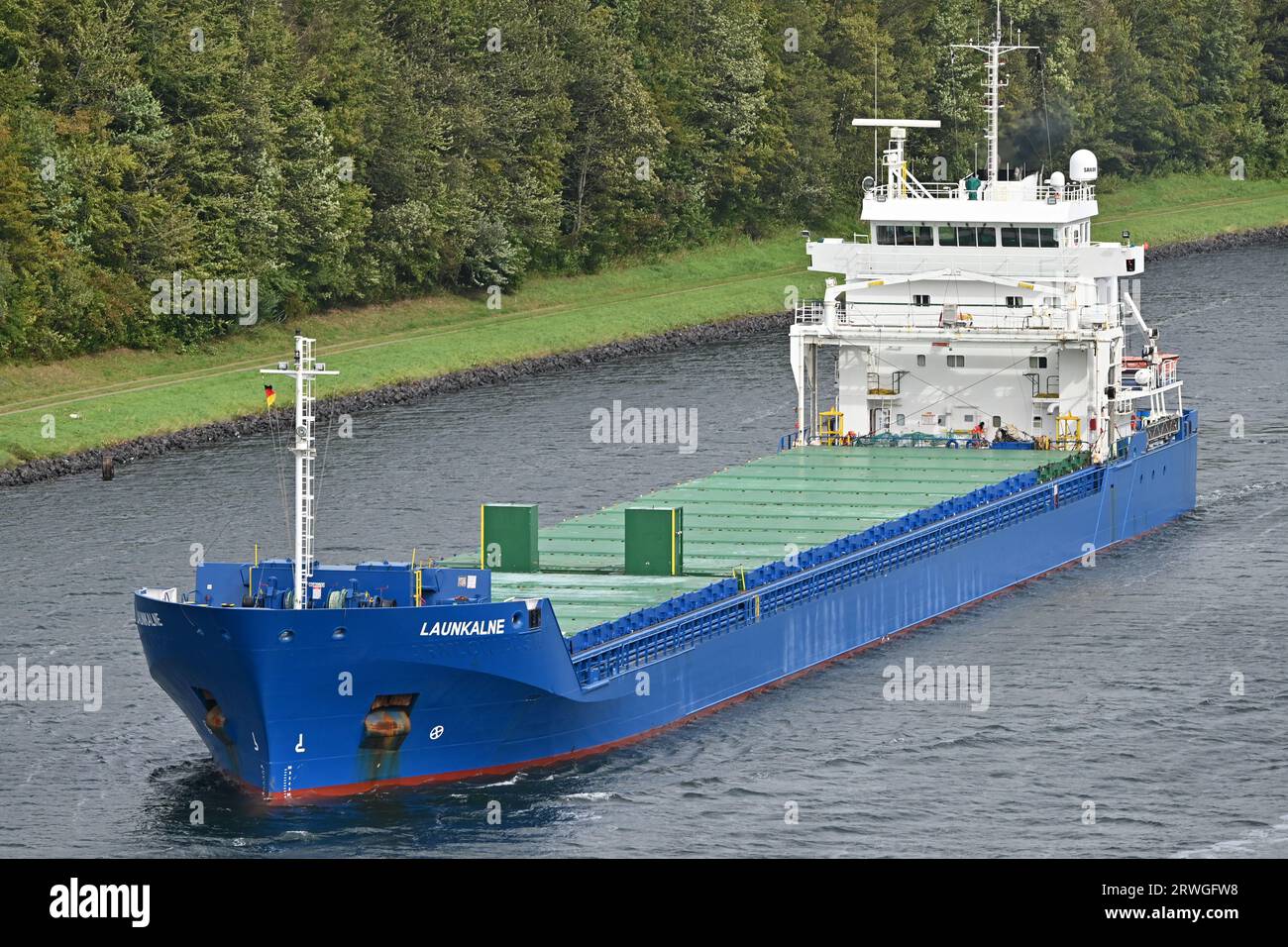 General Cargo Ship LAUNKALNE Foto Stock