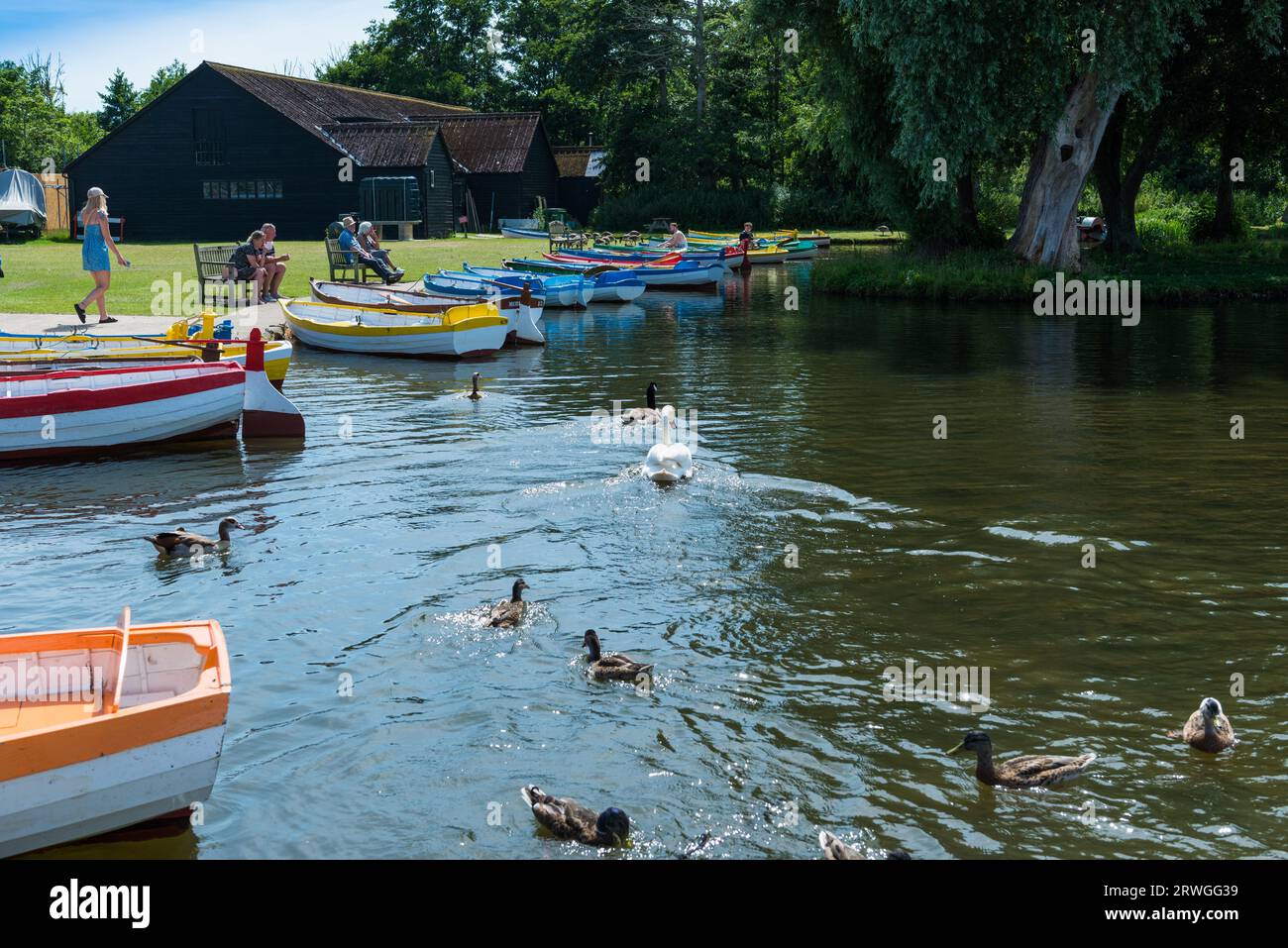 Thorpeness Meare Foto Stock