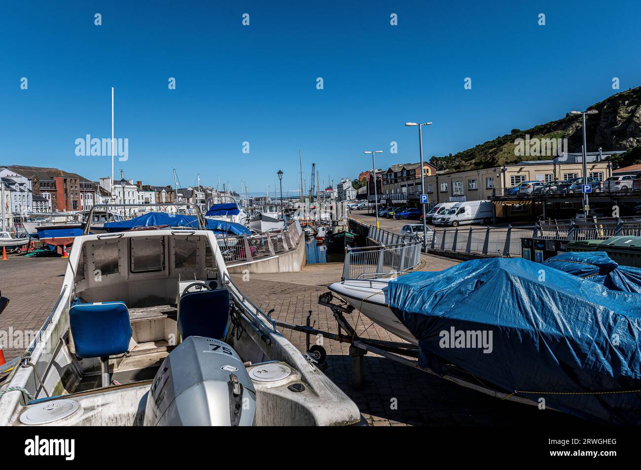 Douglas North Quay a Douglas sull'Isola di Man Foto Stock