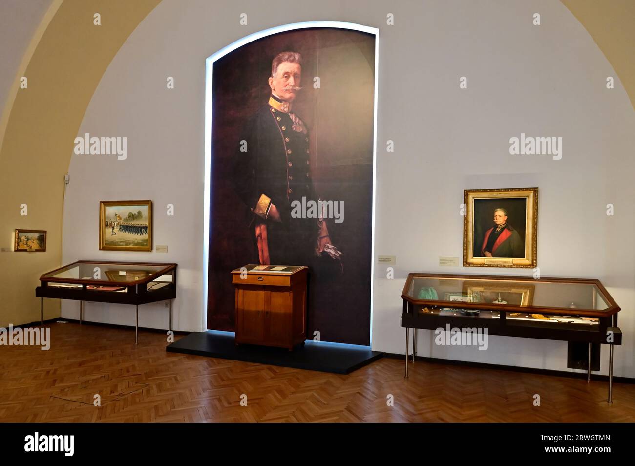 Vienna, Austria. Museo di storia militare di Vienna. Pittura ad olio di August Mandlick 1910. Generale di fanteria Franz Conrad von Hötzendorf Foto Stock