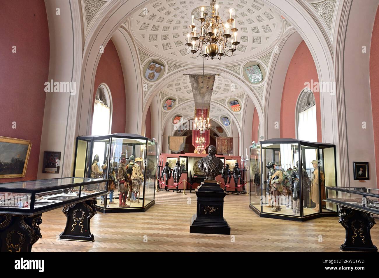 Vienna, Austria. Museo di storia militare di Vienna. Camera i moschettieri e picchieri Foto Stock