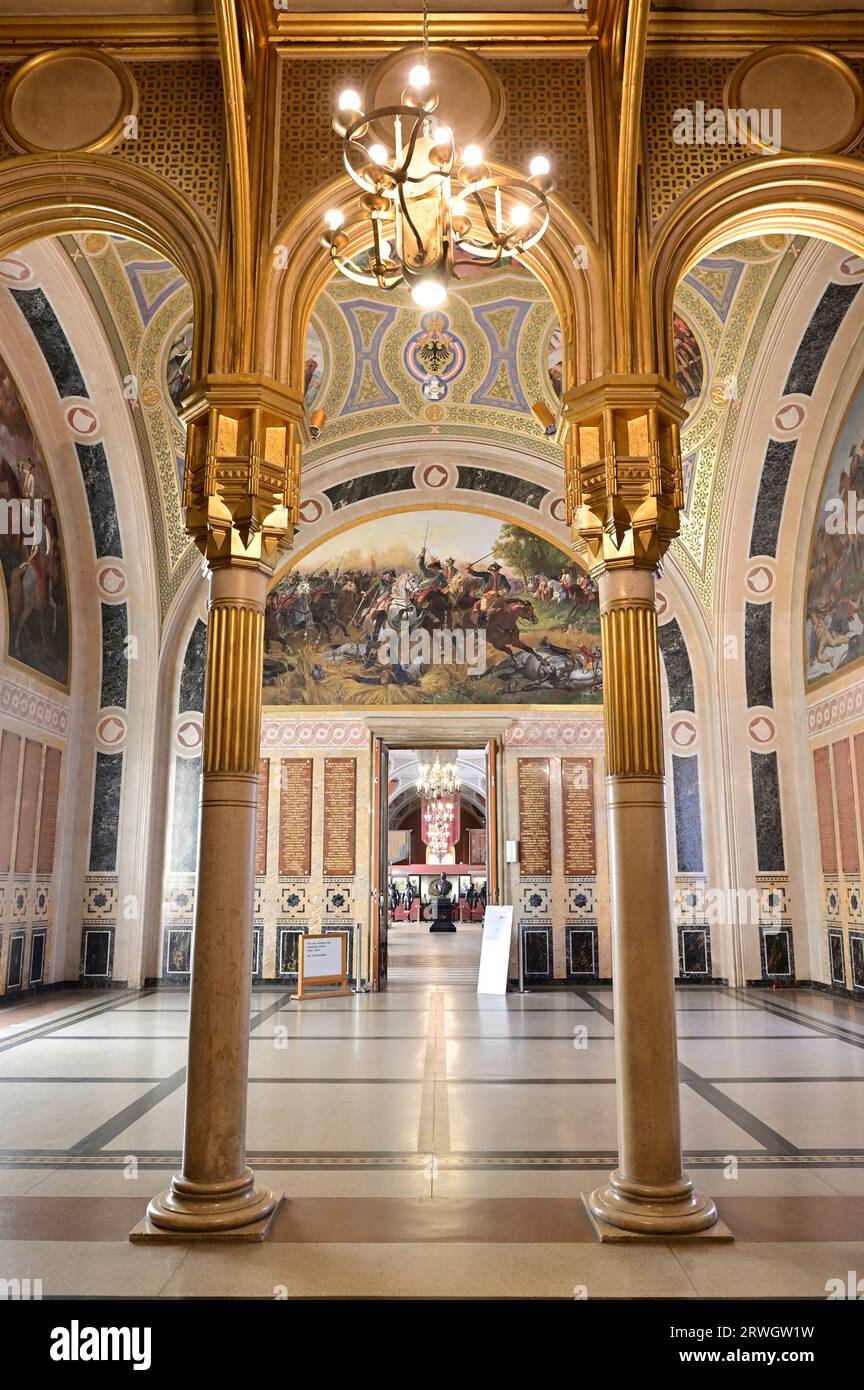 Vienna, Austria. Museo di storia militare di Vienna. Museum Hall of Fame Foto Stock