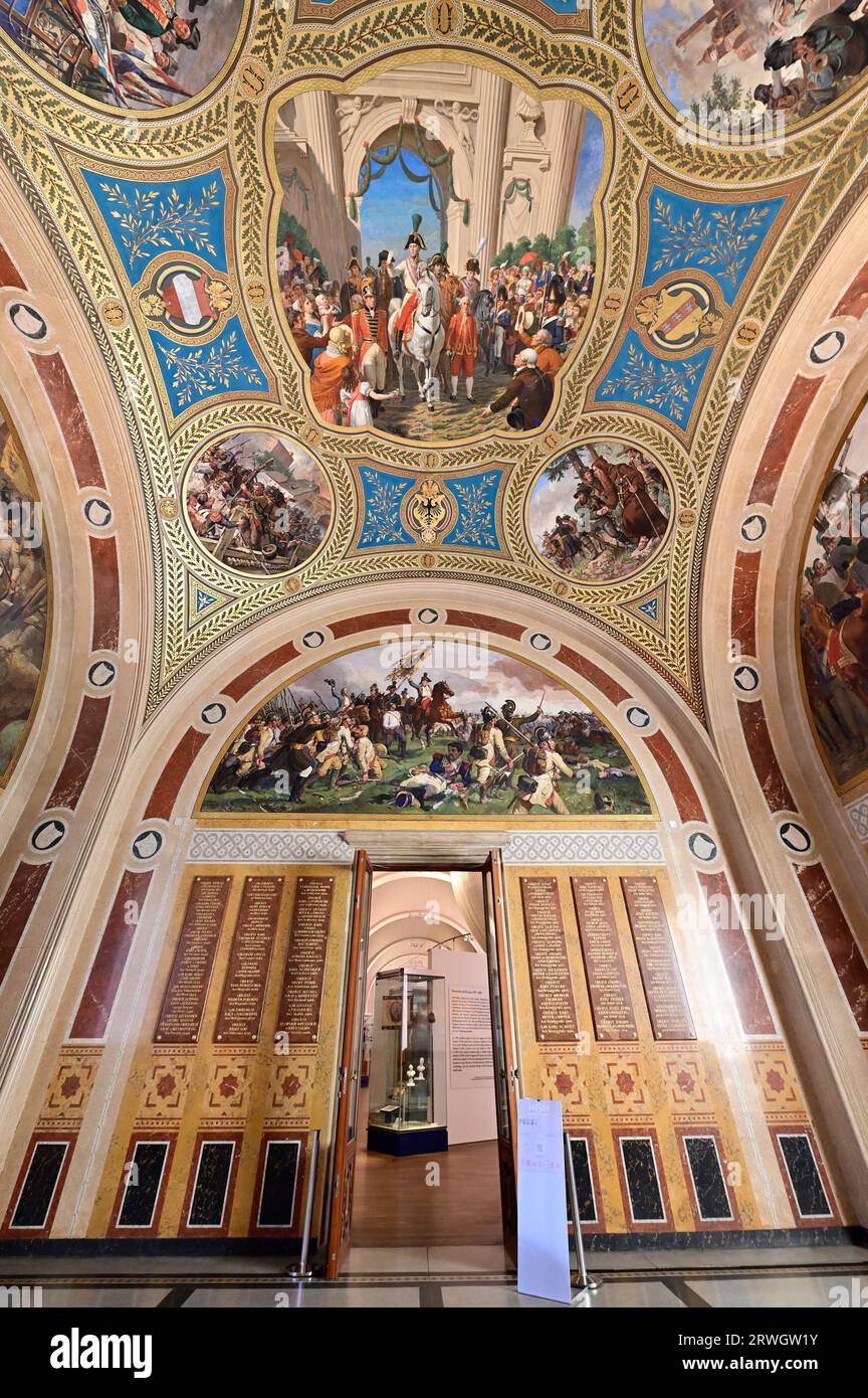 Vienna, Austria. Museo di storia militare di Vienna. Museum Hall of Fame Foto Stock