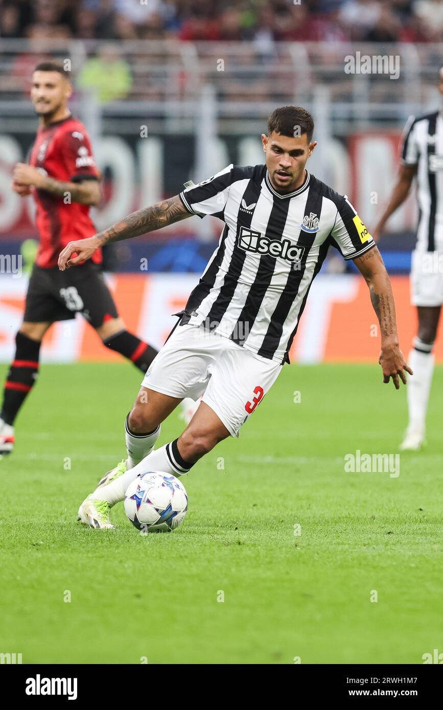 Milano, Italia. 19 settembre 2023. Milano, Italia - 18 settembre 2023 - A.C.. Milan vs Newcastle United fc Champions League - guimaraes bruno newcastle crediti: Kines Milano/Alamy Live News Foto Stock