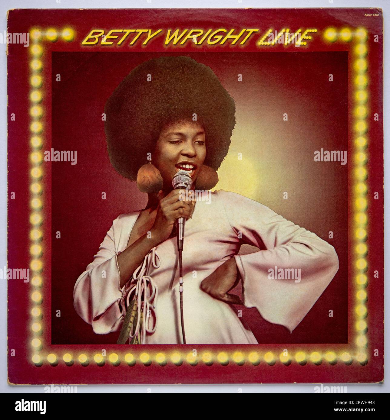 Copertina LP dell'album Betty Wright Live, che è stato pubblicato nel 1978 Foto Stock