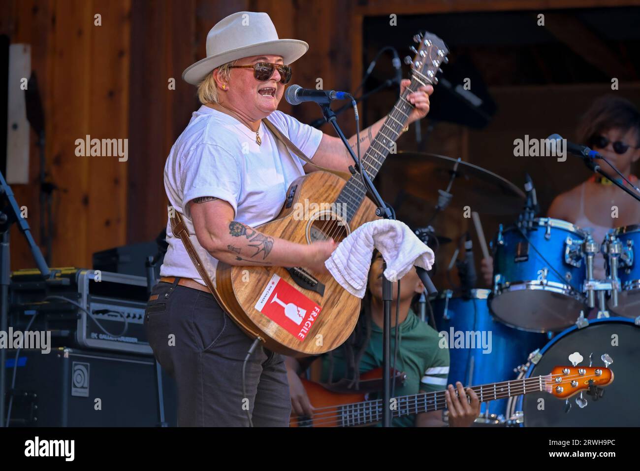 Irish Mythen, Canmore Folk Music Festival, Canmore, Alberta, Canada Foto Stock