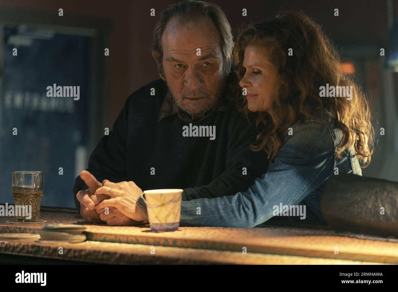 Finestkind Tommy Lee Jones e Lolita Davidovich Foto Stock