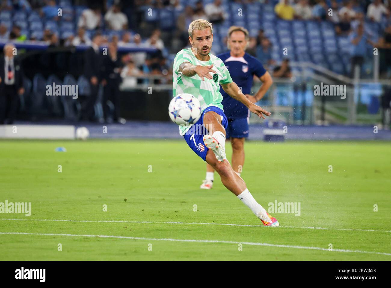 Roma, Lazio, Italia. 19 settembre 2023. 19/09/2023 Roma Olympic Stadium partita di calcio valida per la Champions League 2023/24 tra SS Lazio vs Atletico Madrid.nella foto: (Credit Image: © Fabio Sasso/ZUMA Press Wire) SOLO EDITORIALE! Non per USO commerciale! Foto Stock