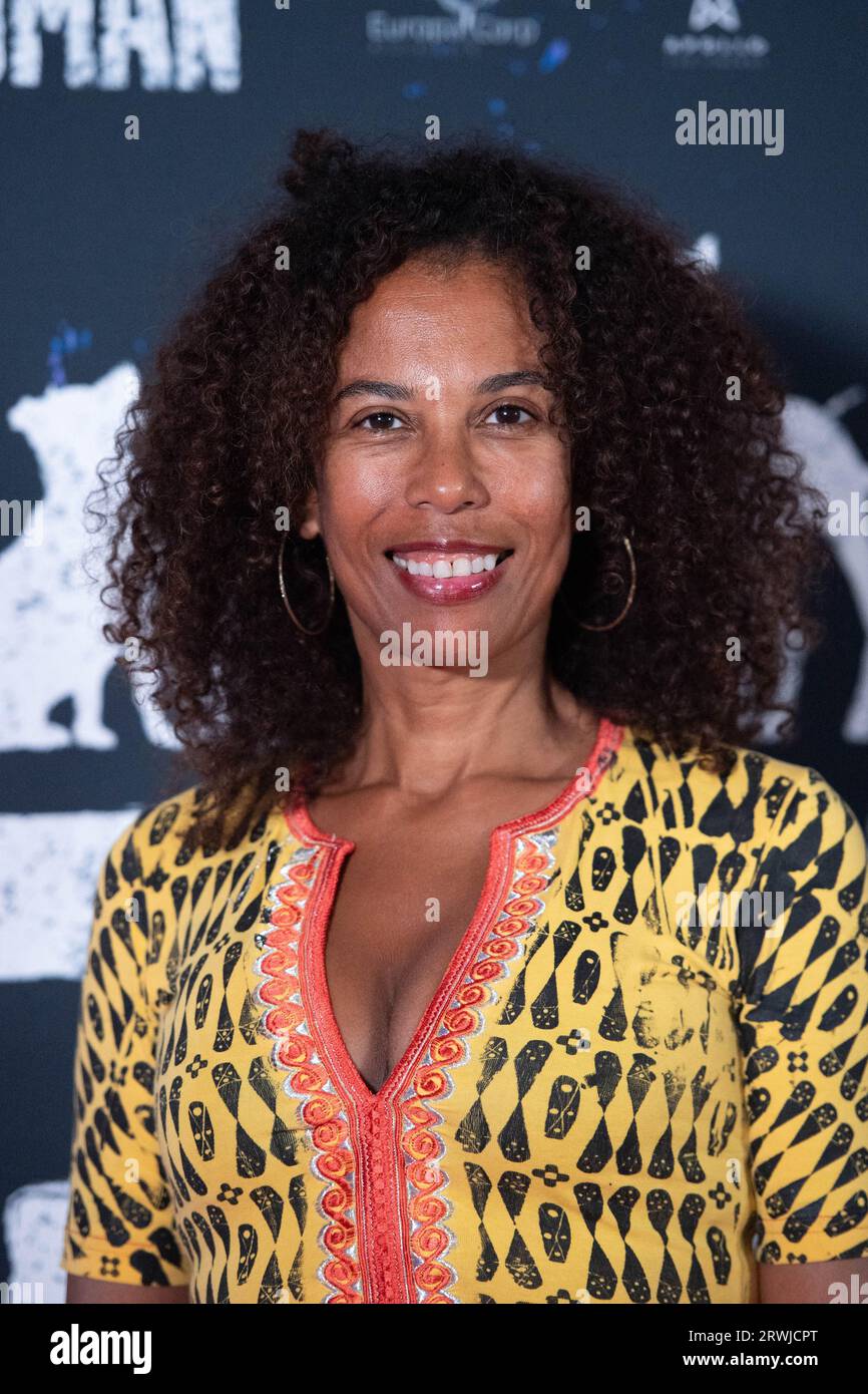 Parigi, Francia. 19 settembre 2023. Elisabeth Tchoungui partecipa alla Dogman Premiere all'UGC Normandie di Parigi, in Francia, il 19 settembre 2023. Foto di Aurore Marechal/ABACAPRESS.COM credito: Abaca Press/Alamy Live News Foto Stock