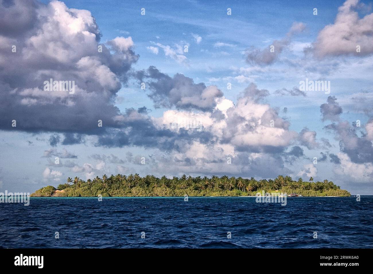 Maldives Island Embudu Village, Atollo di male Sud Foto Stock