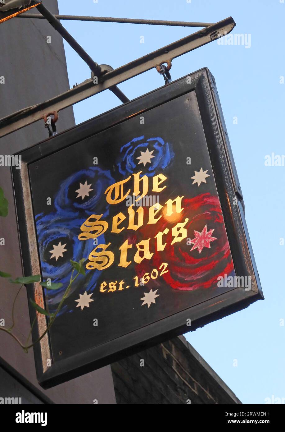 The Seven Stars pub - 53 Carey St, Holborn, Londra, Inghilterra, Regno Unito, WC2A 3QS Foto Stock
