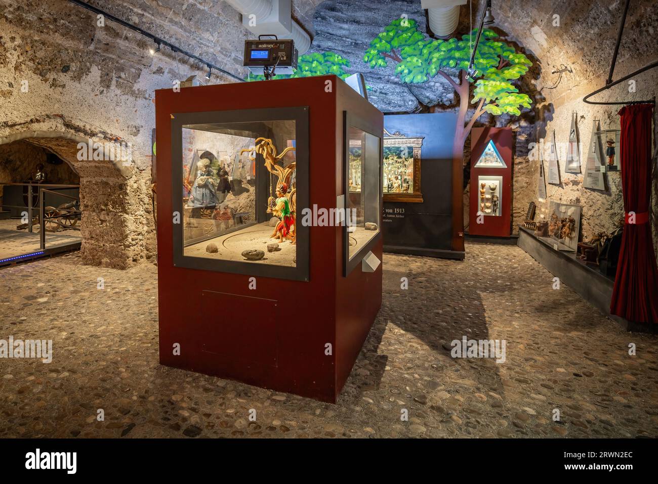 Museo delle marionette presso la fortezza di Hohensalzburg - Salisburgo, Austria Foto Stock