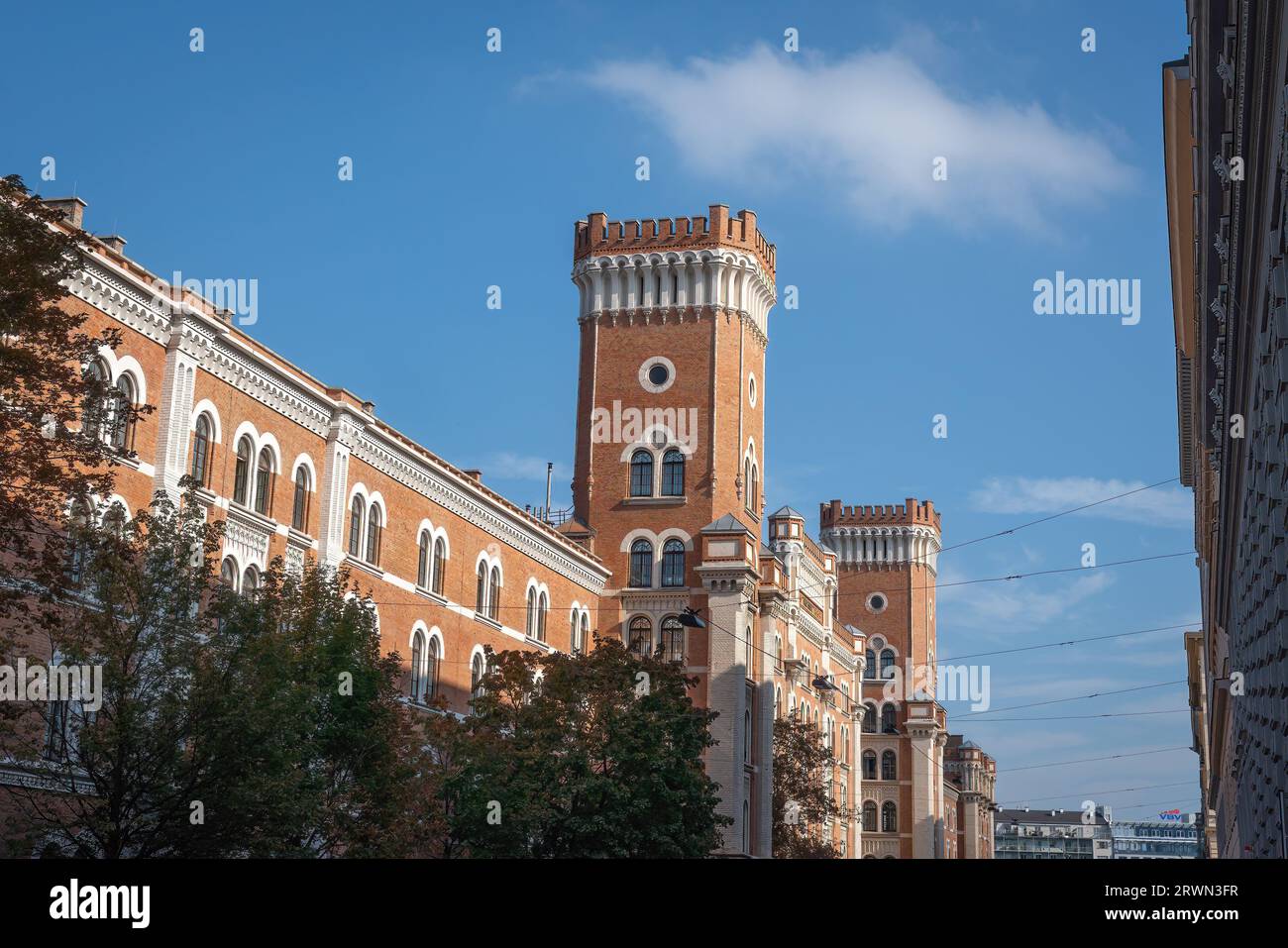 Caserma Rossauer - sede del Ministero della difesa - Vienna, Austria Foto Stock