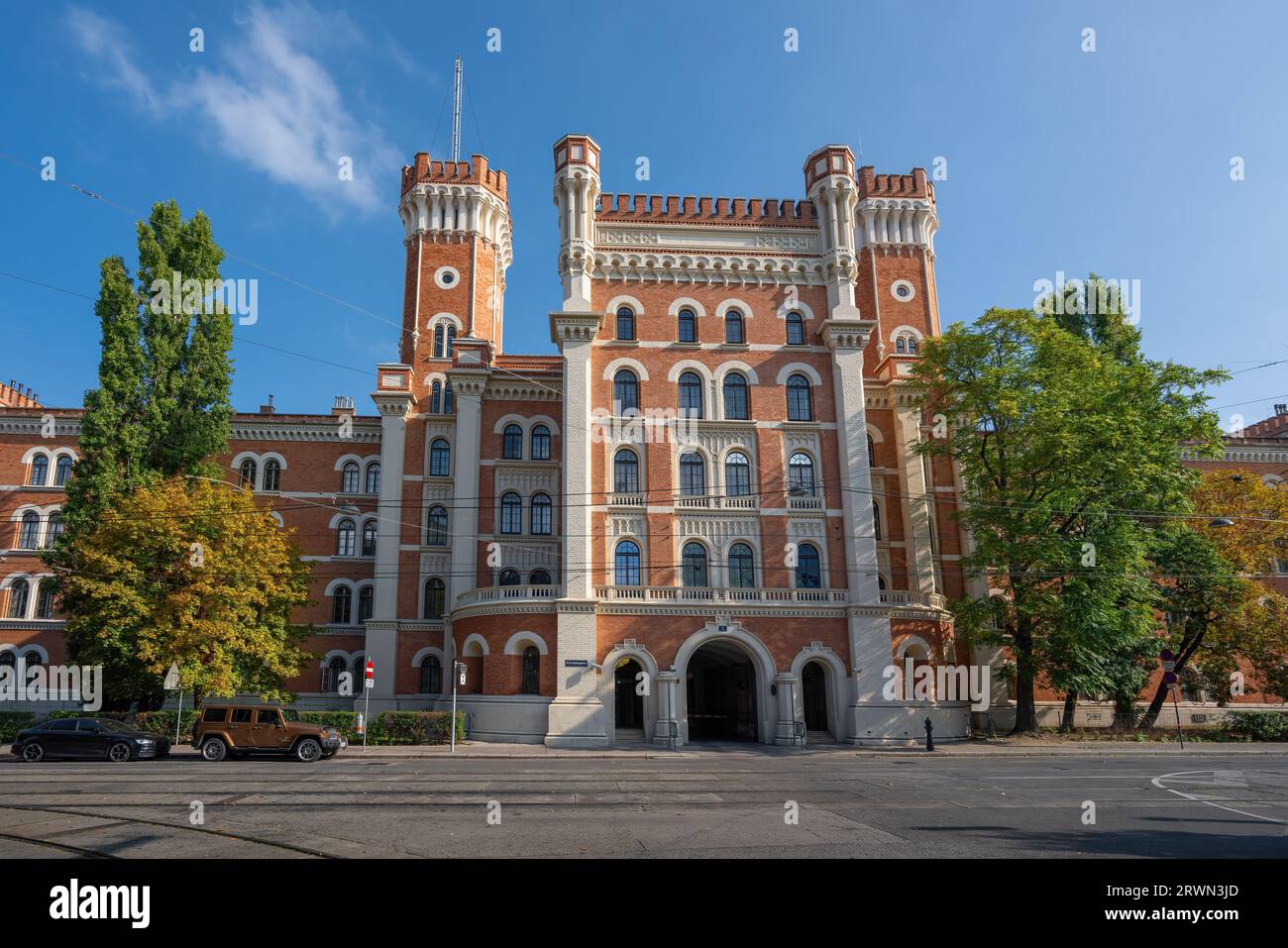 Caserma Rossauer - sede del Ministero della difesa - Vienna, Austria Foto Stock