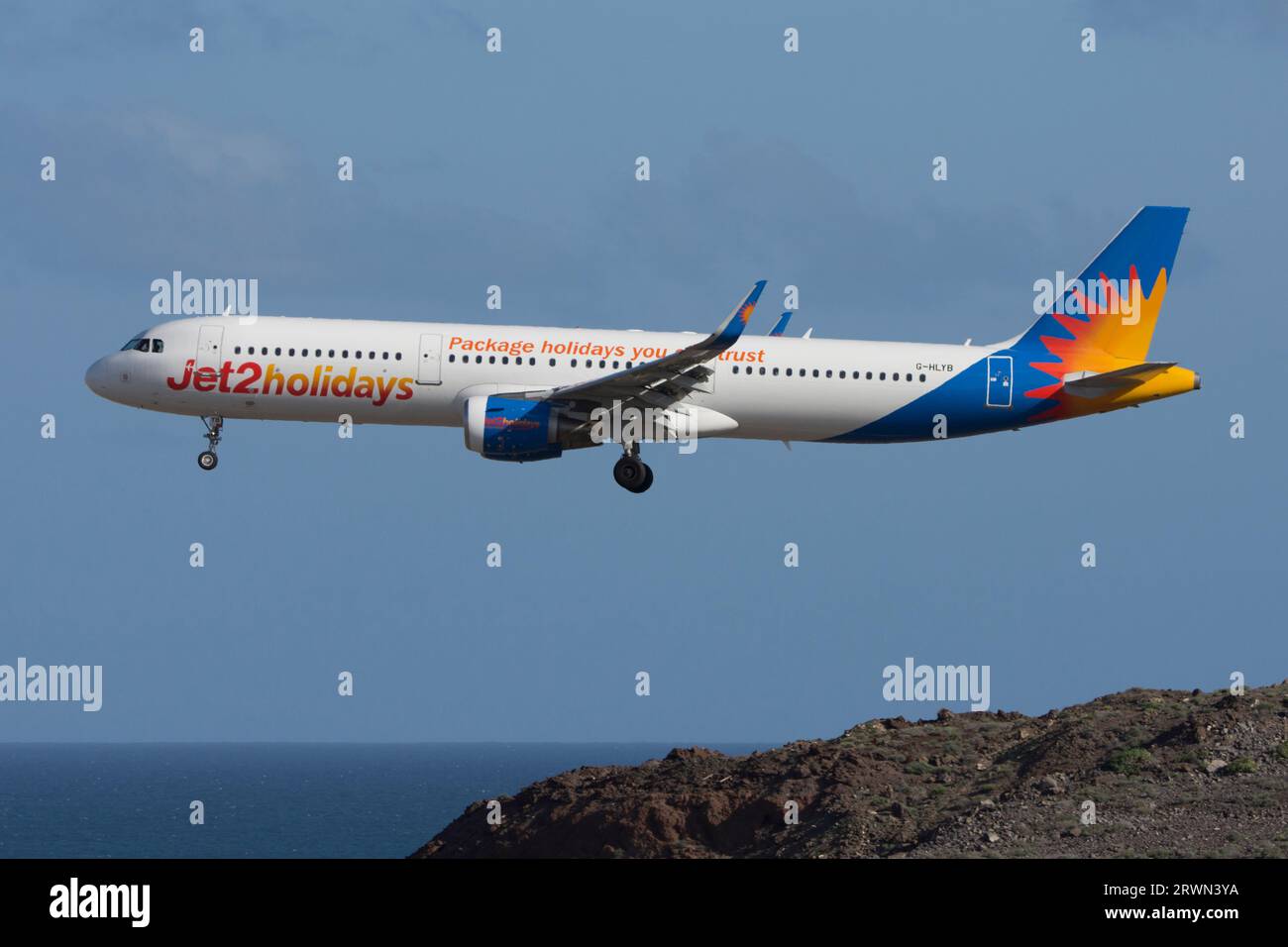 Avión de Línea Airbus A321 de Jet2 Foto Stock