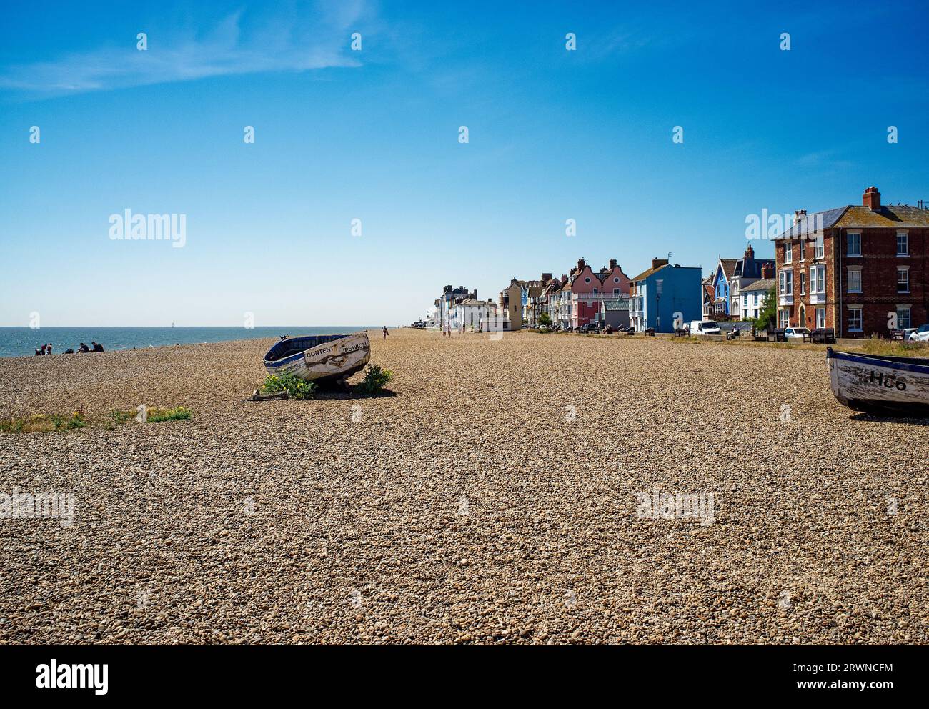 Spiaggia di Aldeburgh Foto Stock