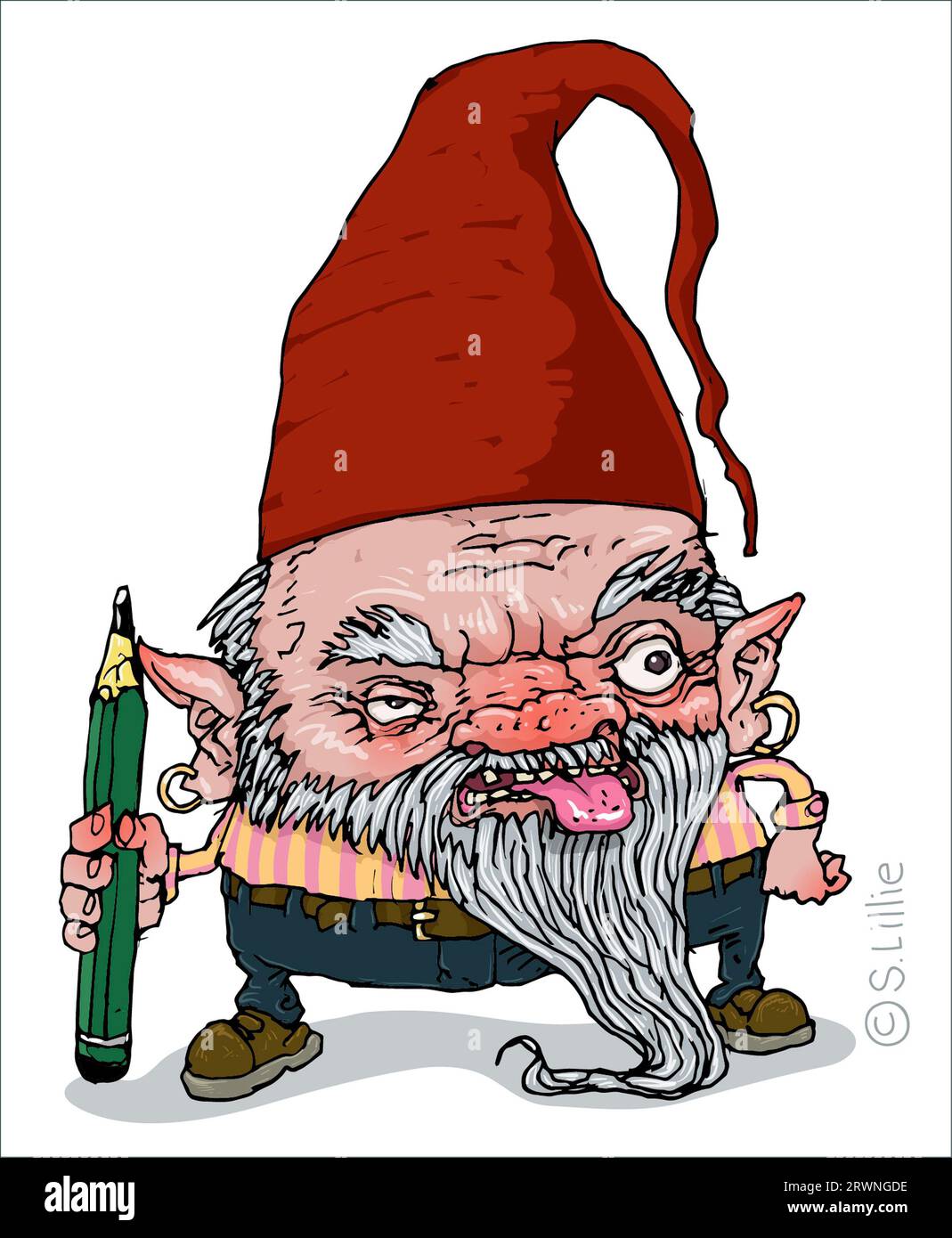 Arte dello gnome creativo, in cappello rosso con una matita, illustrazione di un libro completo / storia fantasy o interfaccia utente GNOME Shell di calcolo, Redhat Linux 8 Foto Stock Arte dello gnome creativo, in cappello rosso con una matita, illustrazione di un libro completo / storia fantasy o interfaccia utente GNOME Shell di calcolo, Redhat Linux 8 Foto Stock