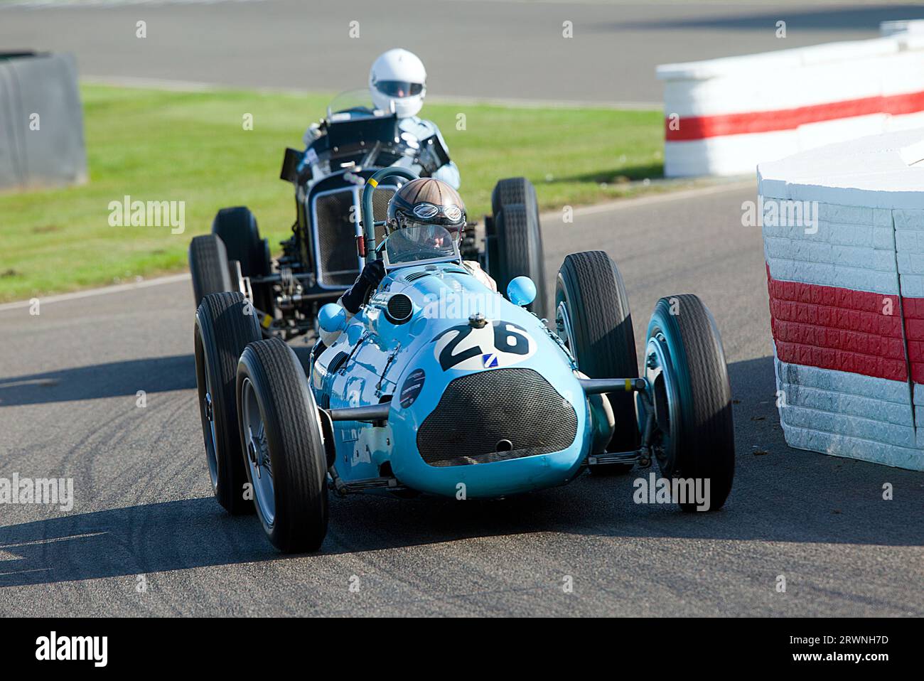 1948 Talbot-Lago Type 26C guidato da Luc Brandts nella gara del Goodwood Trophy al Goodwood Revival Meeting del 9 settembre 2023 a Chichester, Inghilterra. ©202 Foto Stock