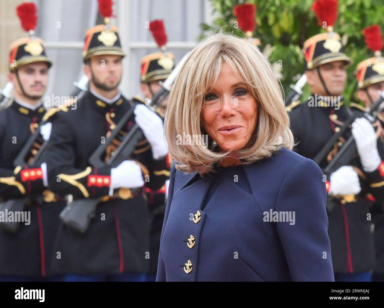 Francia, PARIGI, 2023-09-20. VISITE DU ROI CHARLES III EN FRANCE Foto Stock