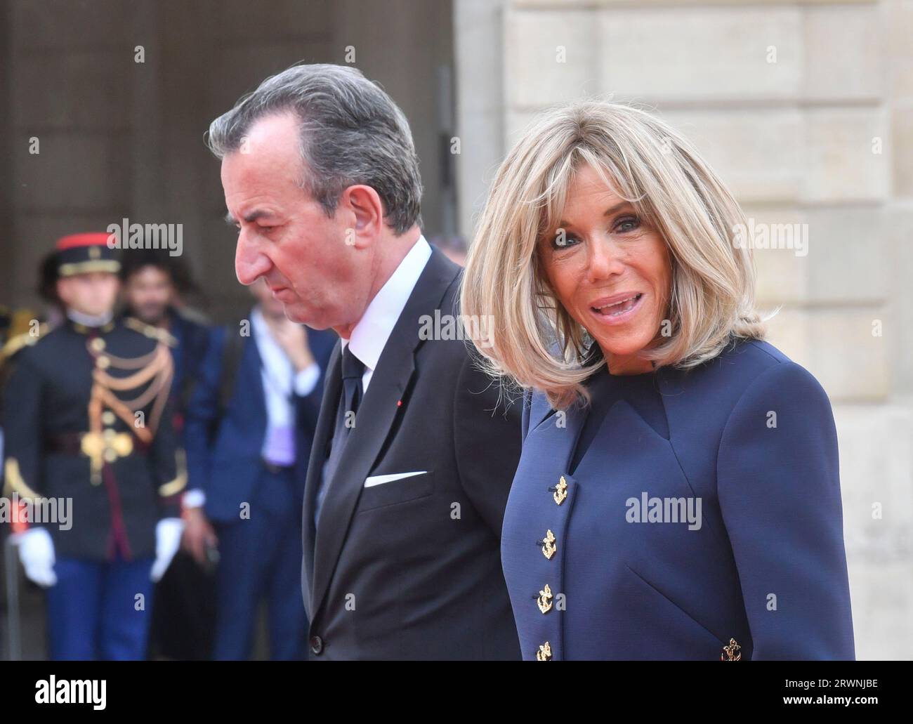 Francia, PARIGI, 2023-09-20. VISITE DU ROI CHARLES III EN FRANCE Foto Stock