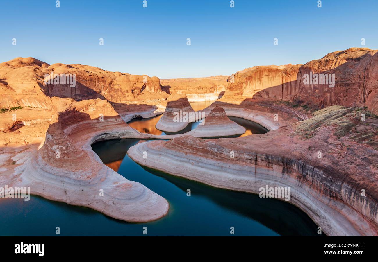 Reflection Canyon Lake Powell, Utah Foto Stock