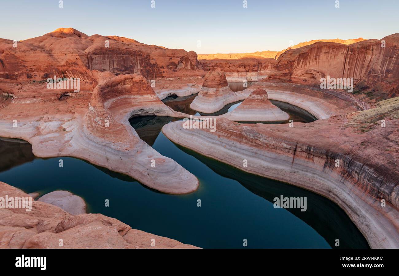 Reflection Canyon Lake Powell, Utah Foto Stock