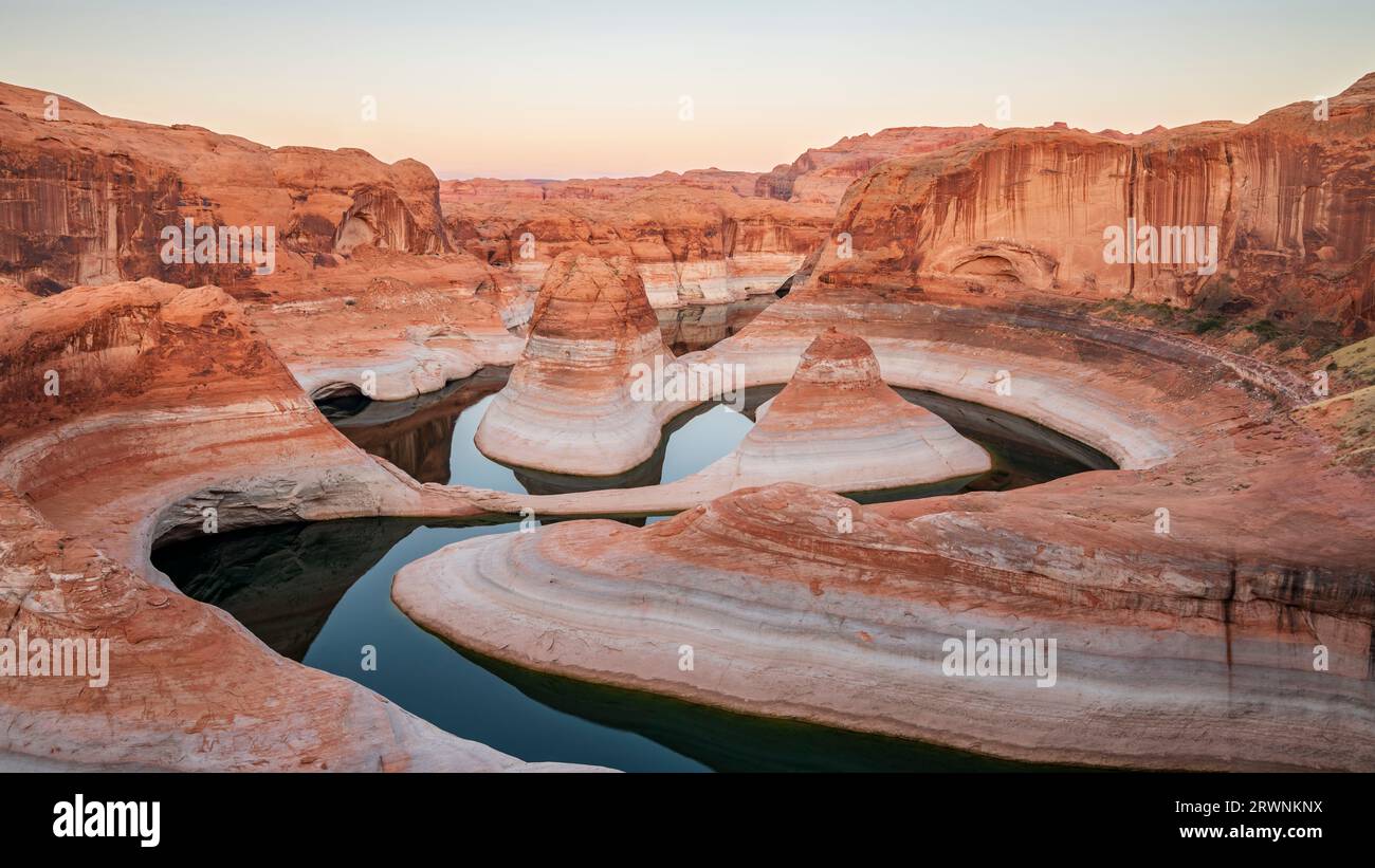 Reflection Canyon Lake Powell, Utah Foto Stock