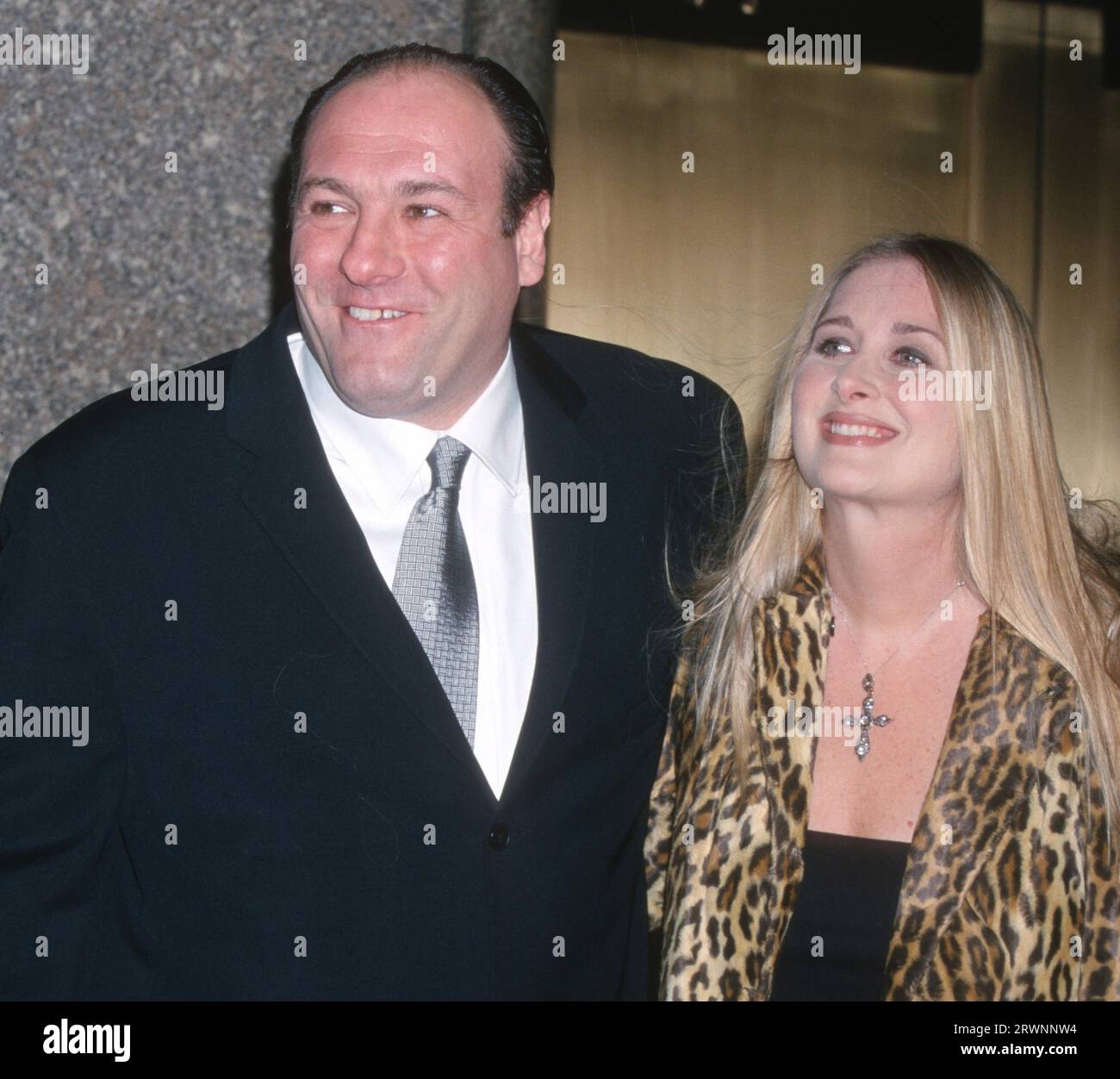 1999James Gandolfini ex moglie John Barrett/PHOTOlink.net / MediaPunch Foto Stock