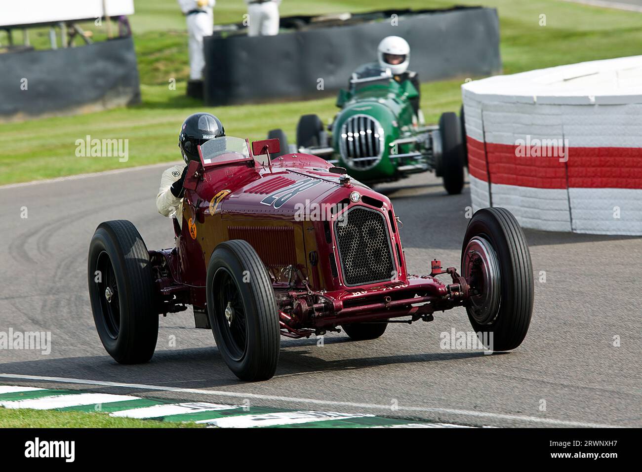 1948 Talbot-Lago Type 26C guidato da Luc Brandts nella gara del Goodwood Trophy al Goodwood Revival Meeting dell'8 settembre 2023 a Chichester, Inghilterra. ©202 Foto Stock