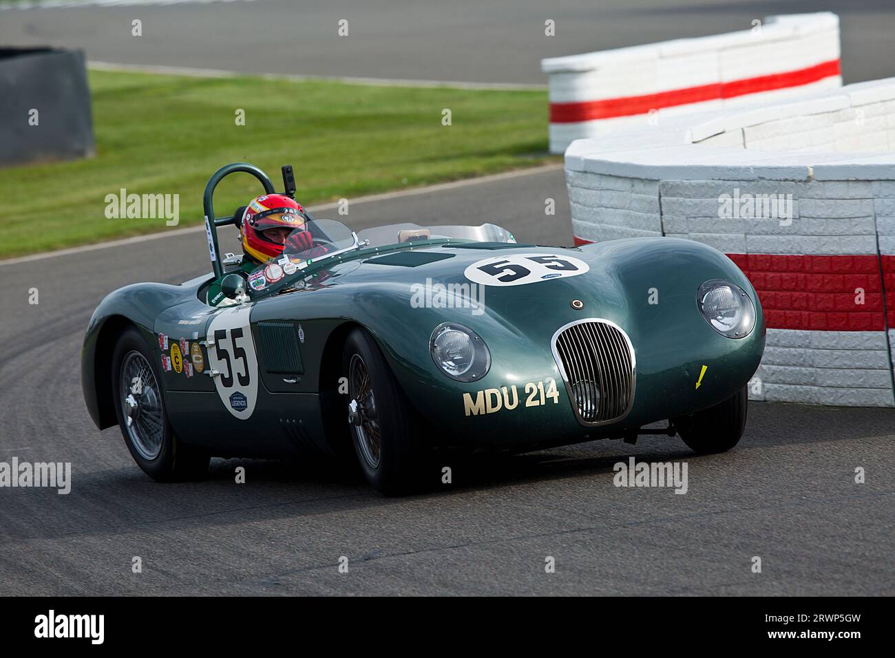 1952 Jaguar C-TYPE nella gara Freddie March Memorial Trophy al Goodwood Revival Meeting dell'8 settembre 2023 a Chichester, in Inghilterra. ©2023 Copyright Mic Foto Stock