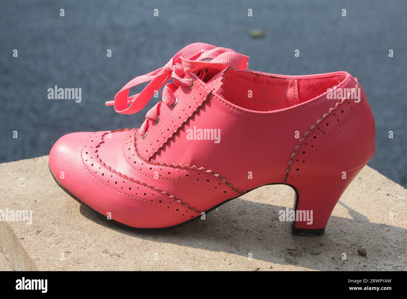 Scarpa vintage da donna Foto Stock