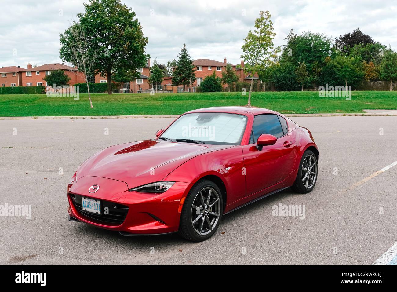 mazda miata mx-5 red sports coupé 2020 Foto Stock